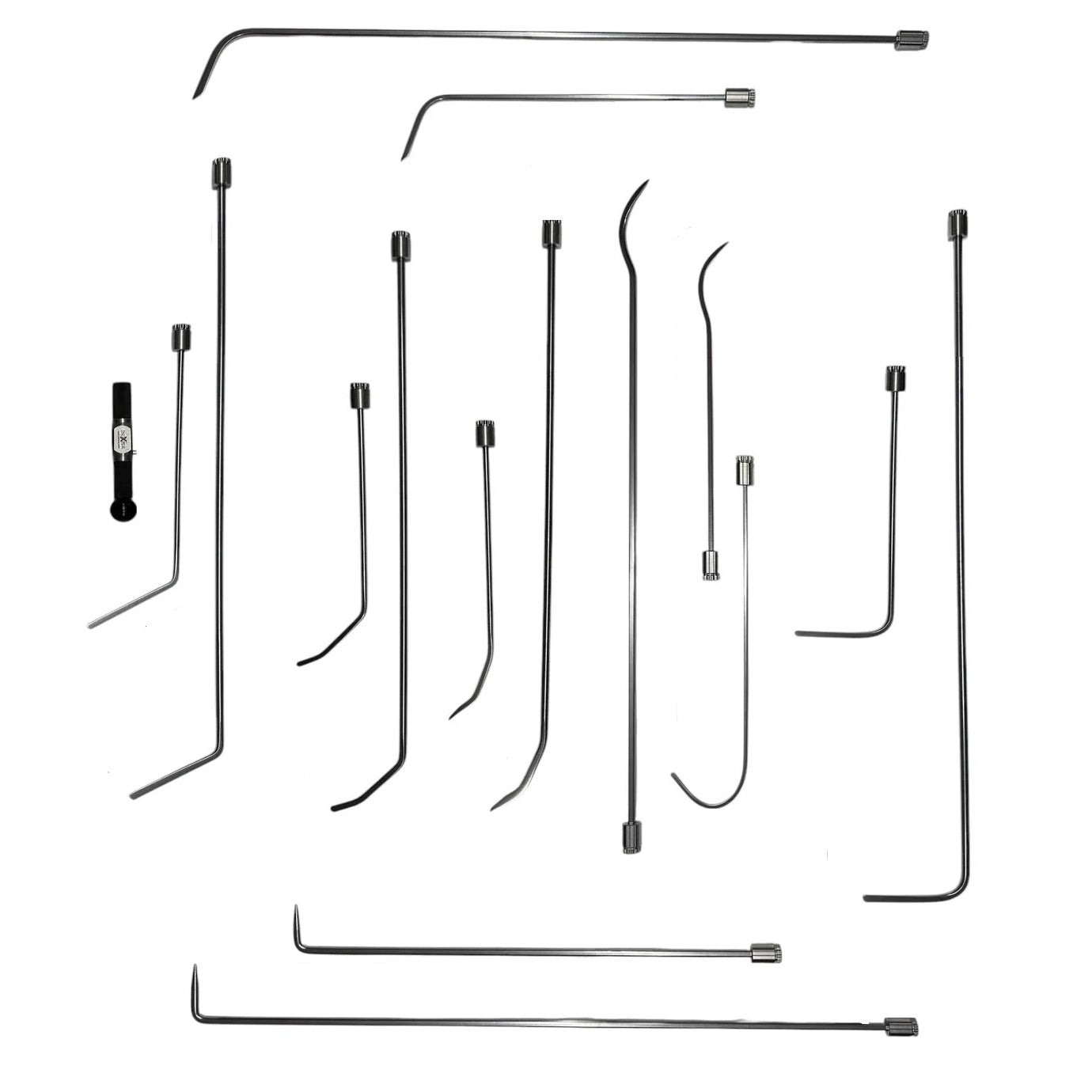 Bursa Edition Ensemble Personnalisé de 16 Tiges PDR Rotatives à 360° et Sac