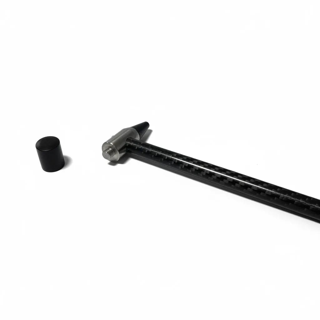 Marteau de Finition en Fibre de Carbone PDR INOX (Embouts Interchangeables)