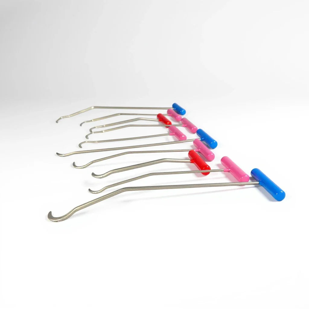 Kars Edition Ensemble de 10 Tiges PDR en Forme de Point d'Interrogation (6/8/10mm)