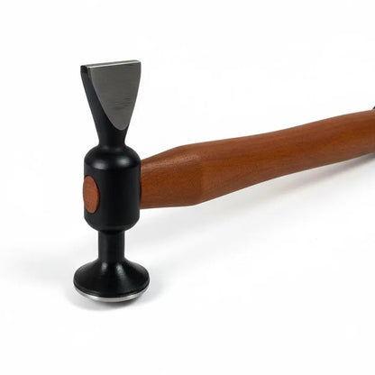 PDR INOX Modèle 2 Marteau De Carrosserie En Acier (Manche En Bois)