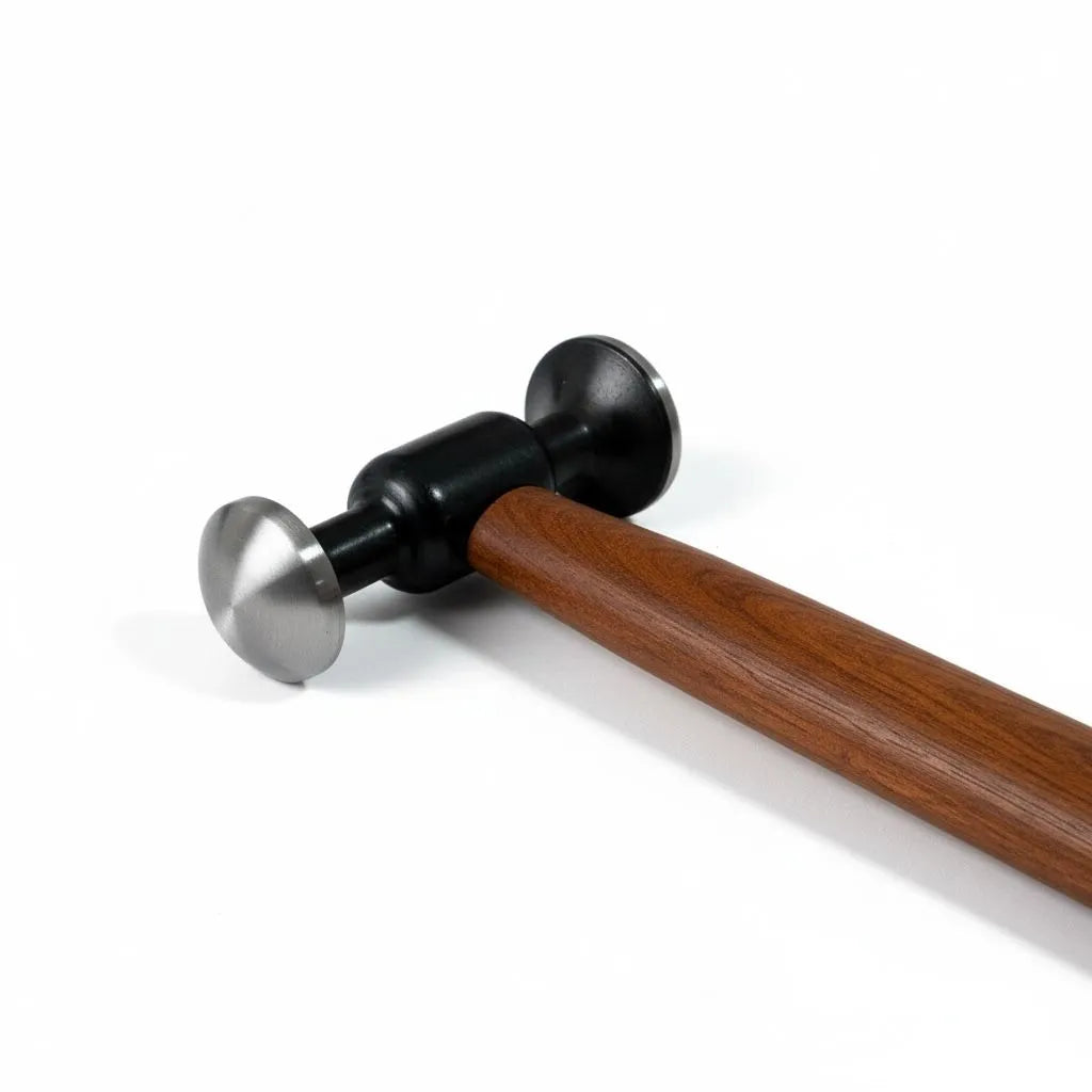 PDR INOX Model 3 Wooden Handle Steel Tapping Hammer